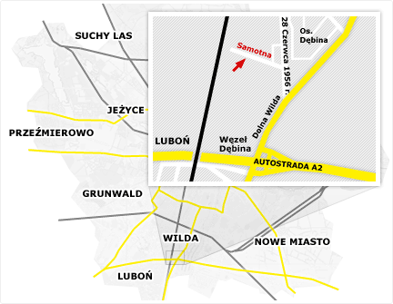Turbotech Poznań - dojazd do siedziby firmy